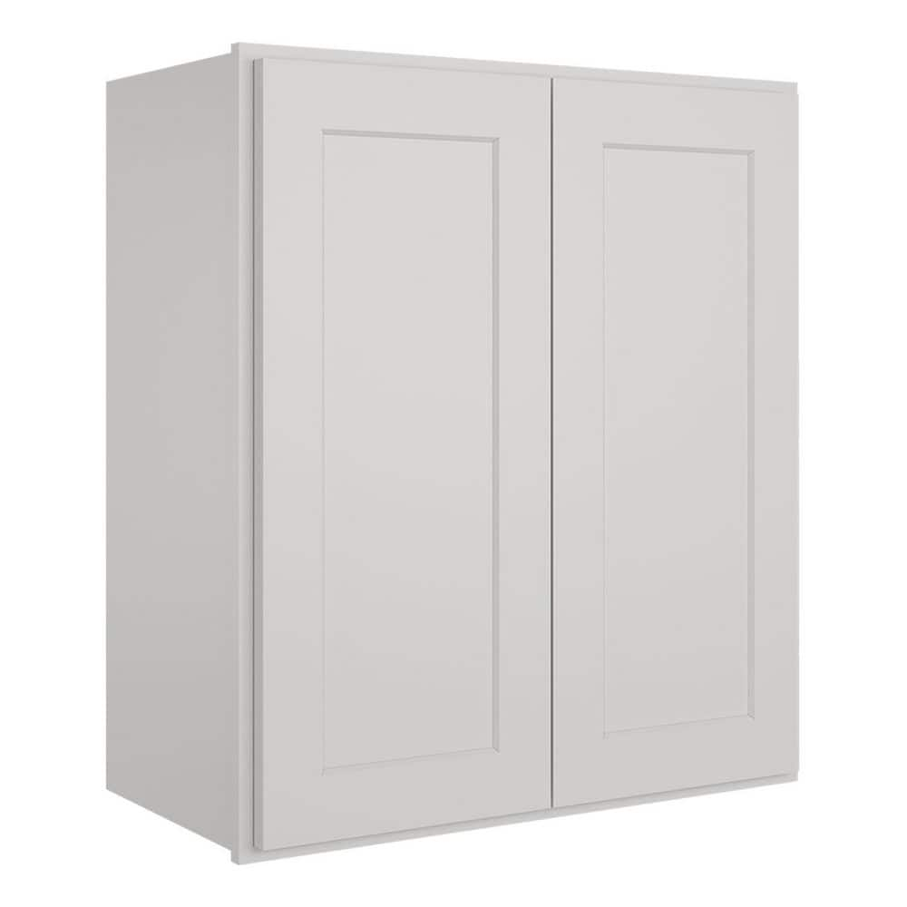 96 Inch High Single Door Tall Cabinet - Luxor White Shaker - Ready To