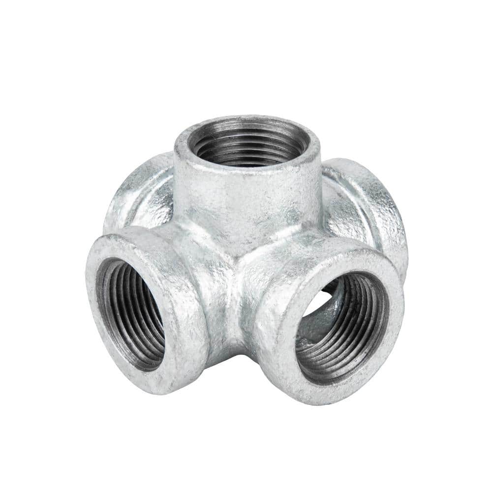 3/4 in. 5-Way Galvanized Iron Cross with Side Outlet Fitting price history on PriceWatchPro