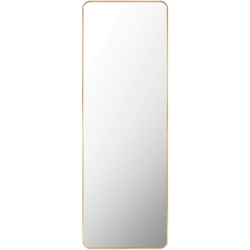 Aranya 22.05 in. x 64.96 in. Gold Framed Decorative Mirror price history on PriceWatchPro