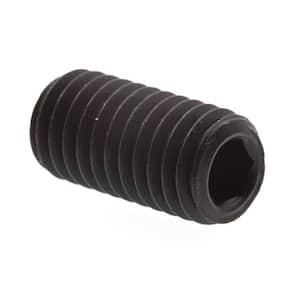 M8-1.25 x 16 mm Metric Black Oxide Coated Steel Set Screws (10-Pack)