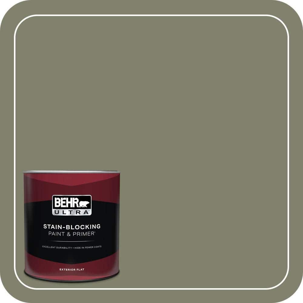 1 qt. #PPU10-18 Lizard Green Flat Exterior Paint & Primer price history on PriceWatchPro