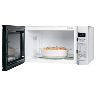 2.2 cu. ft. Countertop Microwave in Stainless Steel with Defrost and Sensor Controls