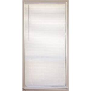 Chicology White Cordless Room Darkening 1 in. Vinyl Mini Blind - 12 in. W x  72 in. L VNBGW1272 - The Home Depot