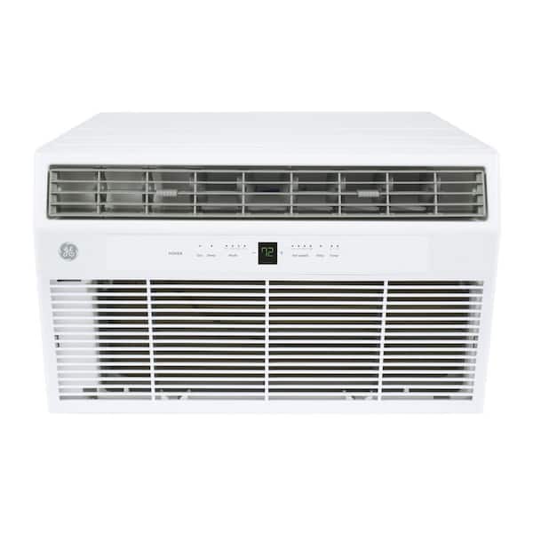 GE 12,000 BTU (DOE) 115-Volt Built in Air Conditioner Cools 550 Sq. Ft. with Remote in White