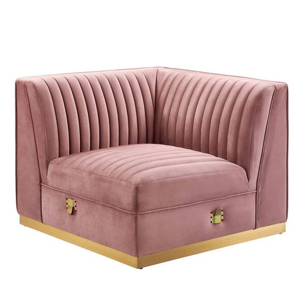 Pink best sale corner chair