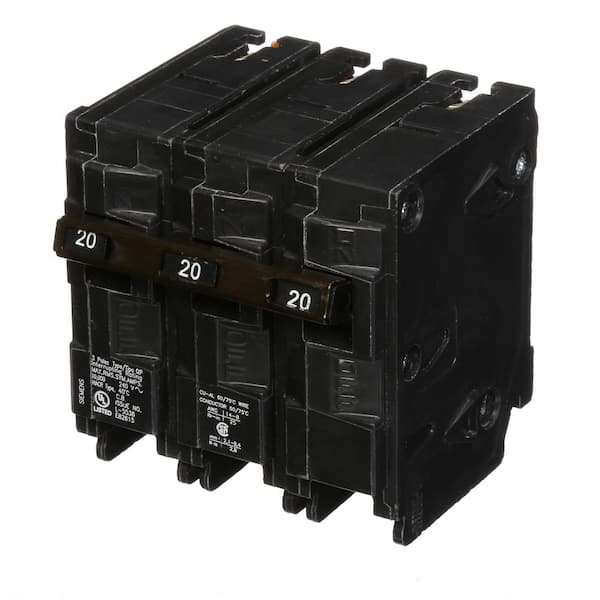Siemens 20 Amp 3-Pole Type QP Circuit Breaker