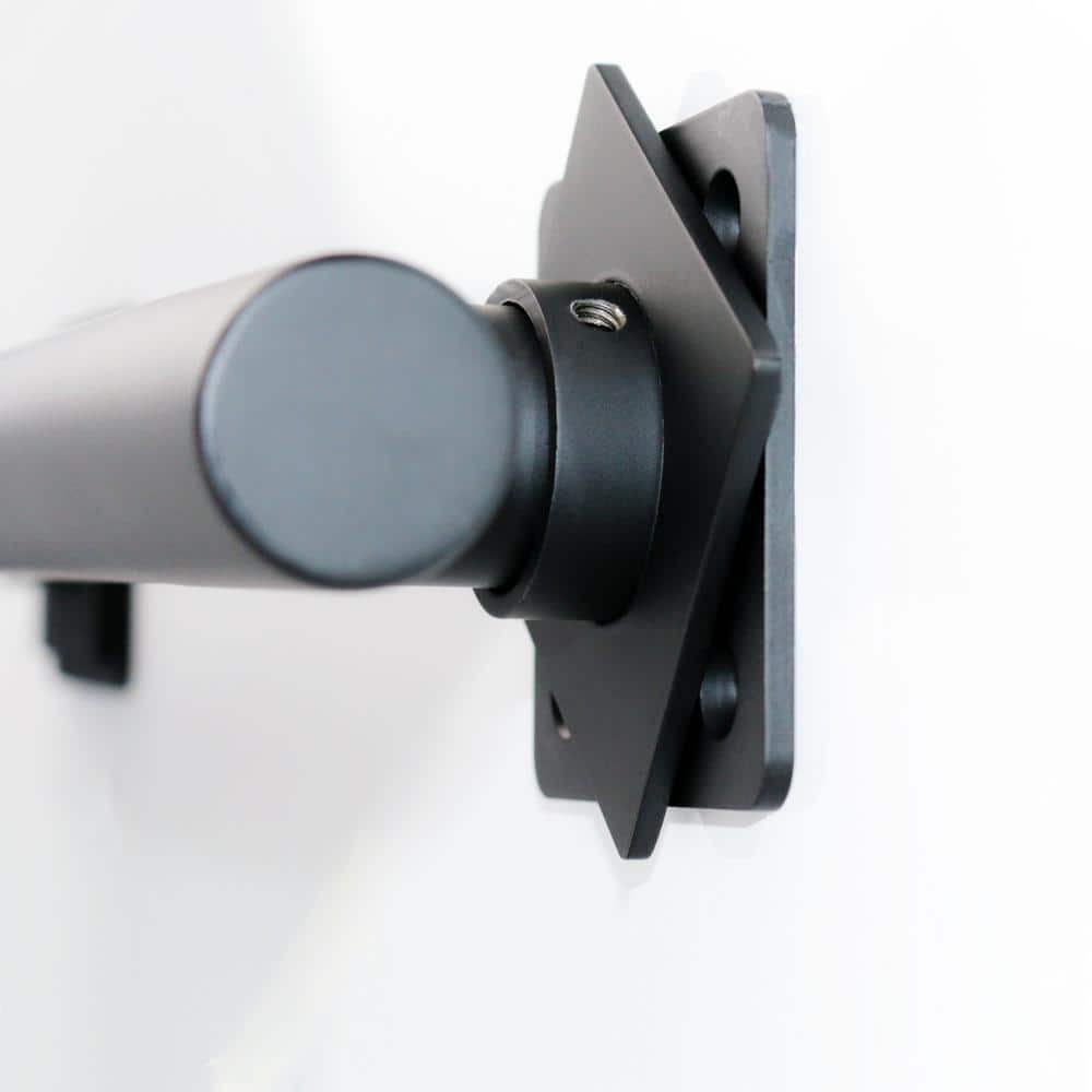 12-inch Matte Black Stainless Steel Wall Mounted Grab Bar