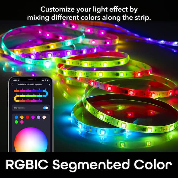 Led Lights for Bedroom, Led Lights 16.4ft/5m RGB Led Strip Lights with  Bluetooth and Remote Control Sync to Music Apply for Party and Home  Decoration 