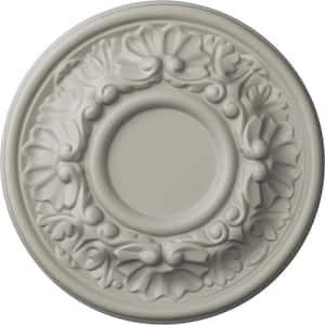 1-1/8 in. x 7-1/2 in. x 7-1/2 in. Polyurethane Odessa Ceiling Medallion, Pot of Cream