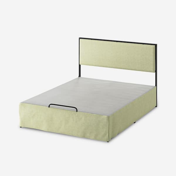 JAYDEN CREATION Nicky Modern 2 Piece Twin Bedroom Set with Metal Base-IVORY