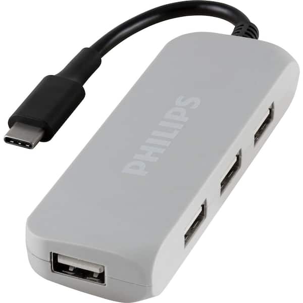 Philips USB 2.0 4-Port Hub, Type-C