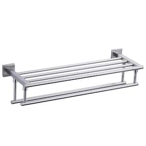 2-Towel Holders Wall mounted Towel Rack in Brushed Nickel