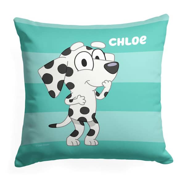 THE NORTHWEST GROUP Bluey Roll Call Chloe 18 x 18 Printed Multicolor Throw Pillow