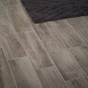 Shadow Wood 3 in. x 24 in. Glazed Porcelain Bullnose Floor and Wall Tile (0.48 sq. ft. / piece)