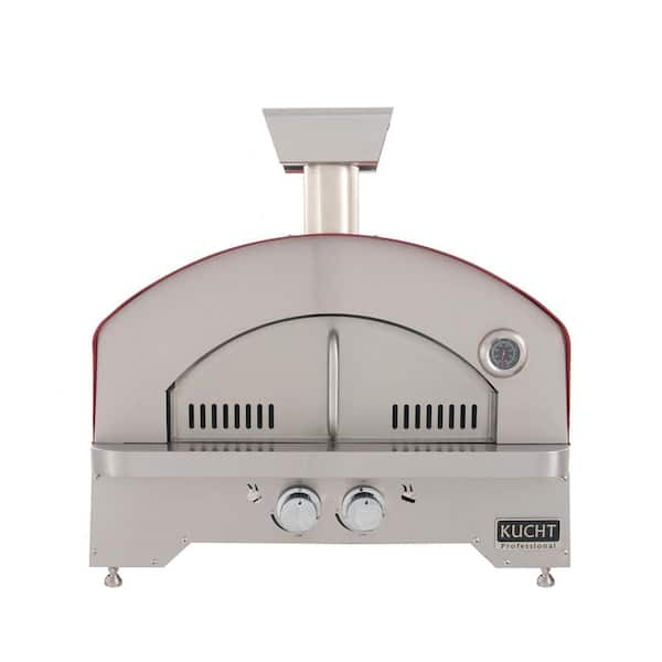 Kucht Professional Napoli Gas-Powered Pizza Oven, Red