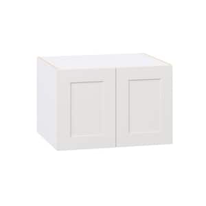 Roseland 30 in. W x 24 in. D x 20 in. H Assembled Shaker Wall Bridge Kitchen Cabinet in Warm White