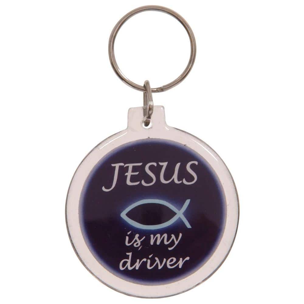 GTIN 008236129885 product image for Jesus is My Driver Acrylic Key Chain (3-Pack) | upcitemdb.com