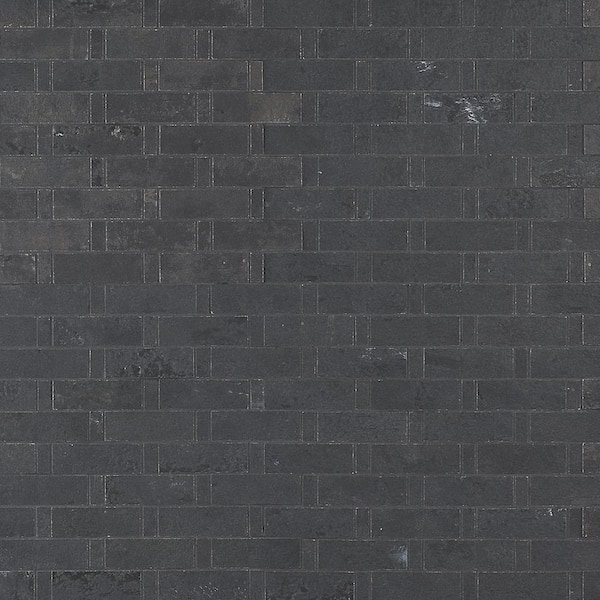 Ivy Hill Tile Mantis Black Gold 11.81 in. x 11.81 in. Matte Porcelain Floor and Wall Mosaic Tile (0.96 sq. ft./Each)