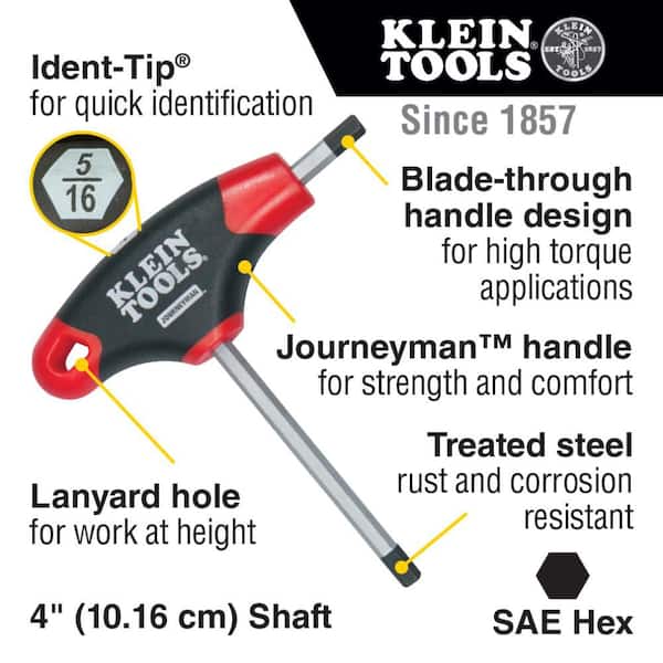 Journeyman SAE T-Handle Set with Stand (10-Piece)