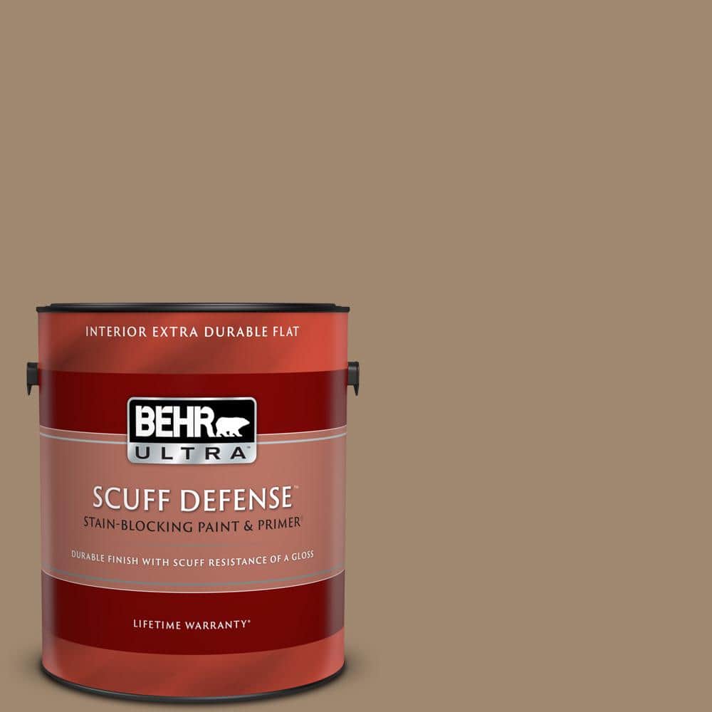 BEHR ULTRA 1 gal. 700D5 Toffee Crunch Extra Durable Flat Interior