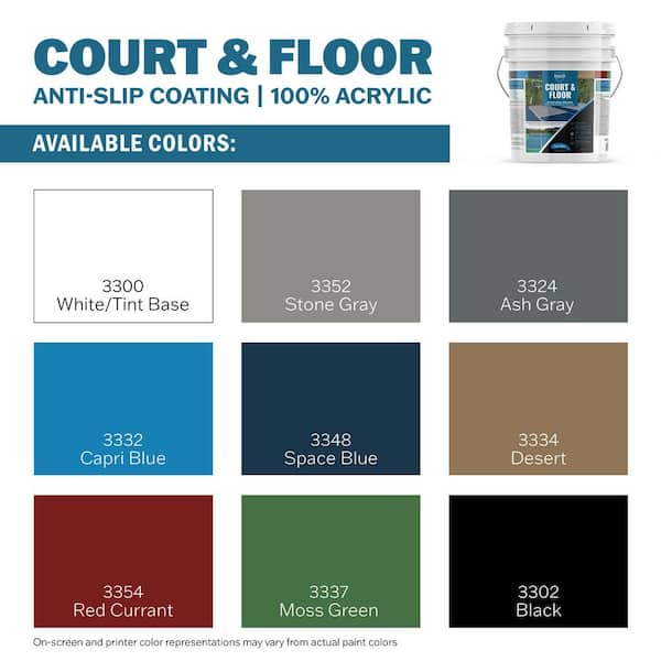 Dyco Court and Floor Anti-Slip Coating Paint for Pickleball and