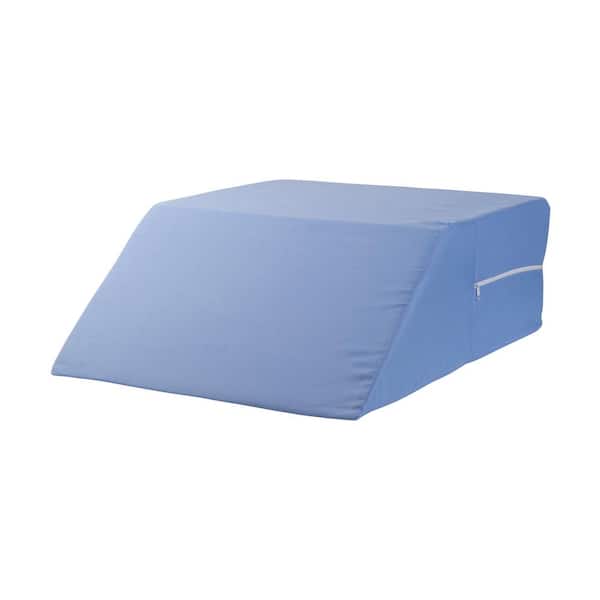 DMI Ortho Bed Wedge Elevating Leg Rest Cushion Pillow, Blue