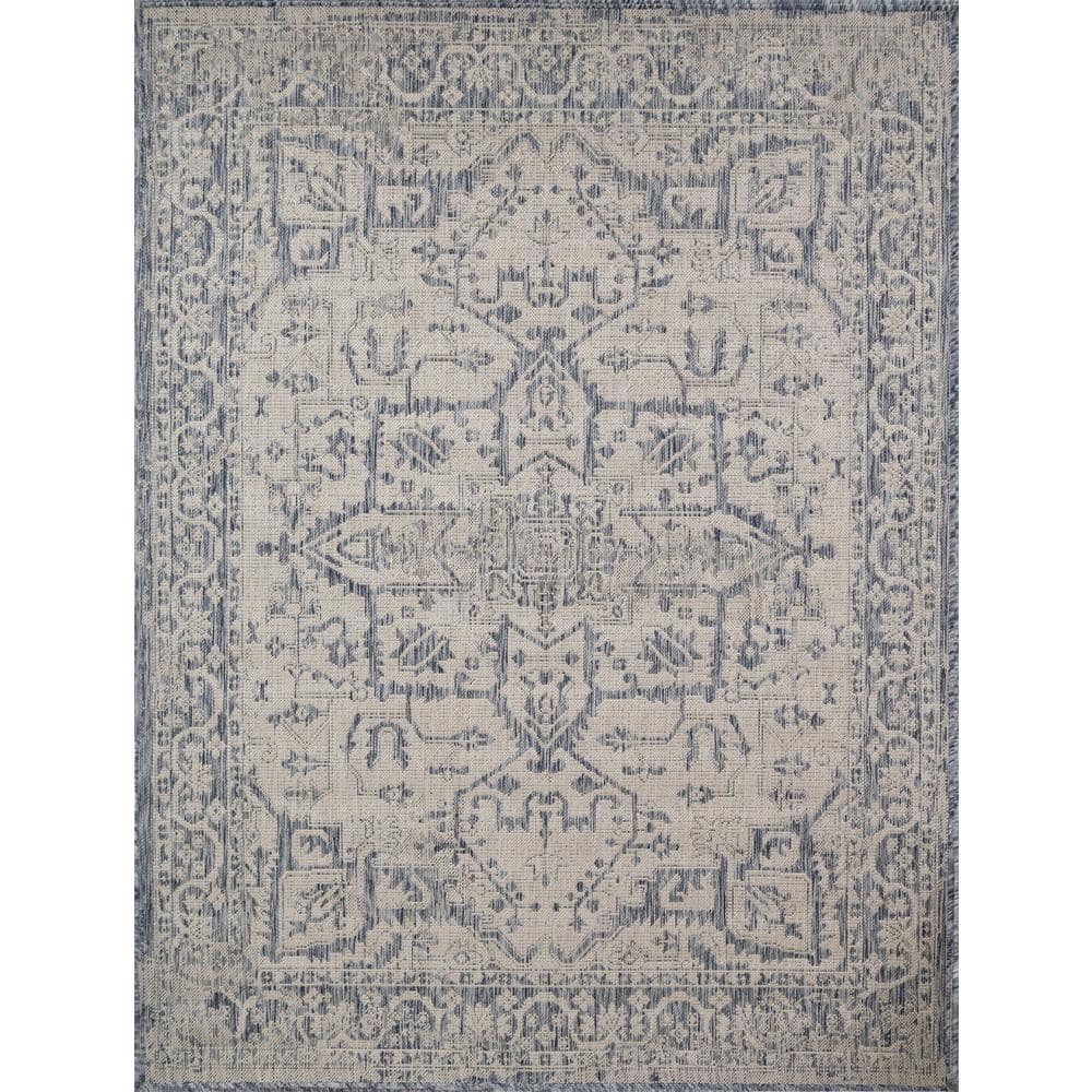 MSI Element Blue 5.33 ft. W x 84 in. Polypropylene Indoor/Outdoor Area