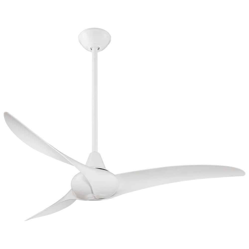 Maple Finish Wave Maple 52" Ceiling Fan with Remote Control Minka-Aire F843-MP 