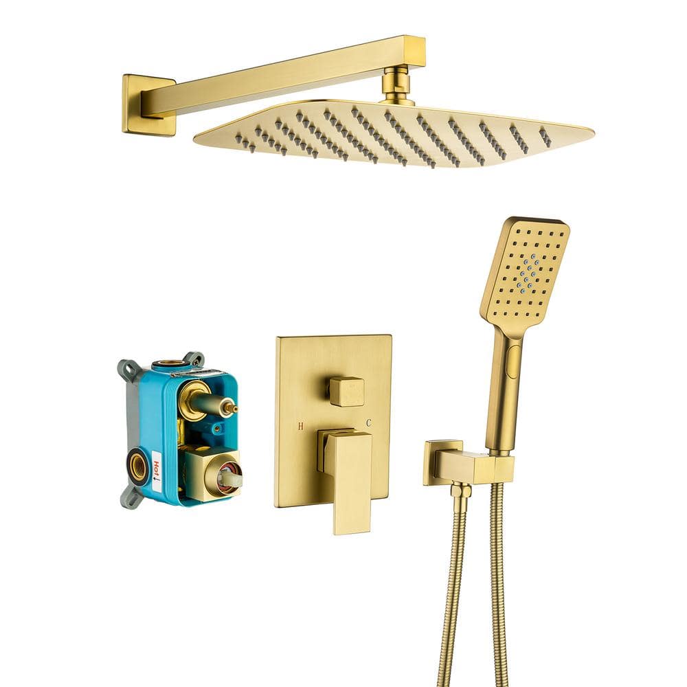 RAINLEX SingleHandle 1Spray Oval Pressure Balance Shower Faucet with