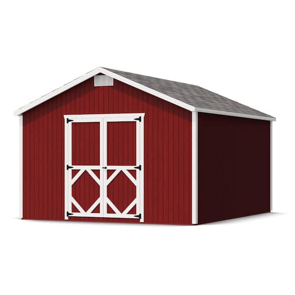 Little Cottage Co. Classic Gable 12 ft. x 14 ft. Outdoor Wood Storage Shed Precut Kit (168 sq. ft.)
