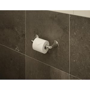 Elm Wall-Mounted Toilet Paper Holder in Polished Chrome