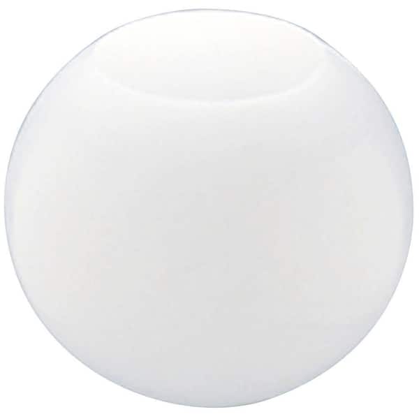 Westinghouse 12 in. White Acrylic Neckless Globe with 5-1/4 in. Top Opening