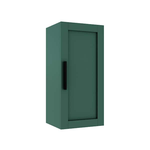 Boosicavelly 14 in. W x 12 in. D x 30 in. H Green Linen Cabinet