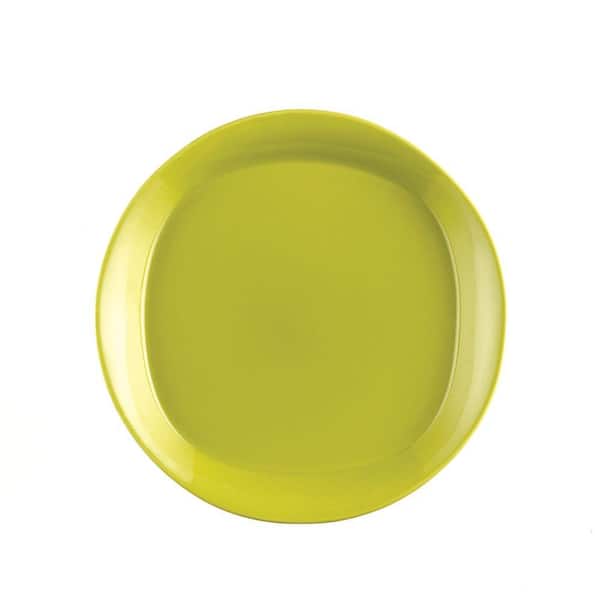 Rachael Ray Round and Square 4-Piece Salad Plate Set in Green Apple