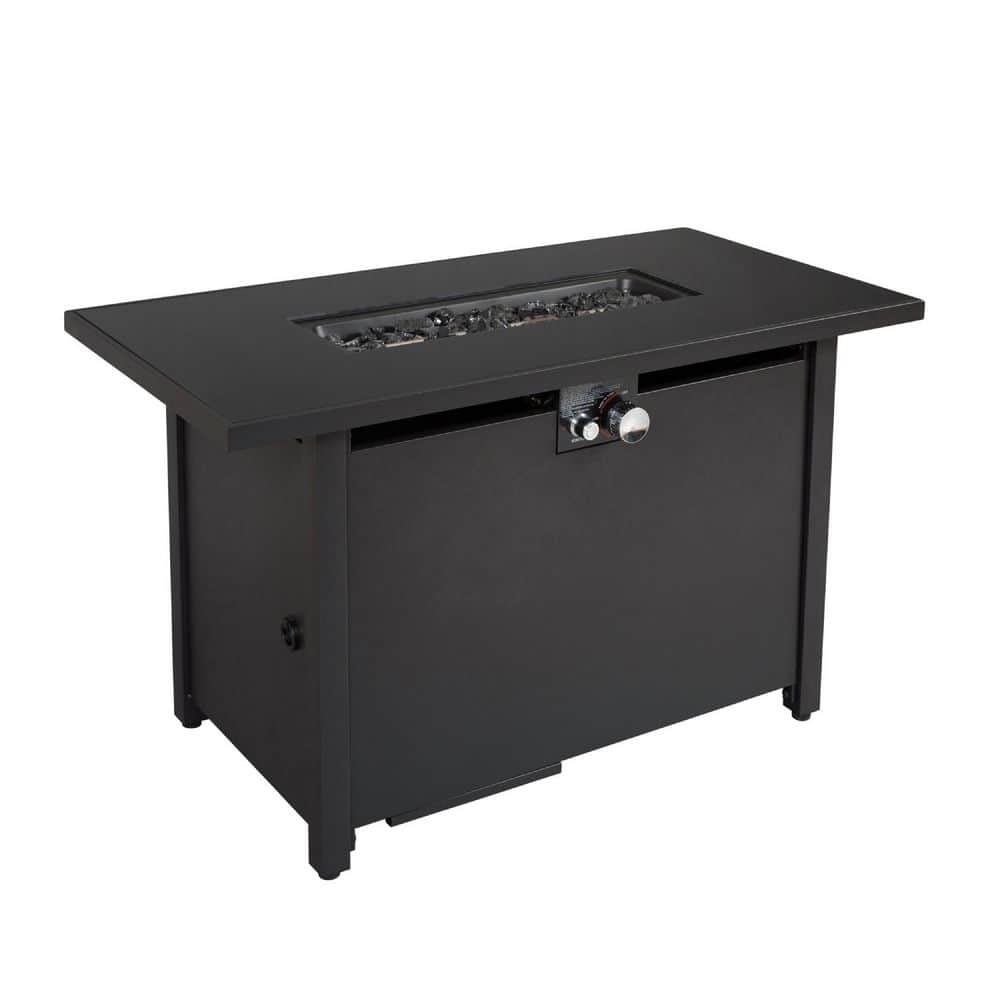 25 in. H x 42 in. W Steel Outdoor Fire Pit Table with Lid price history on PriceWatchPro
