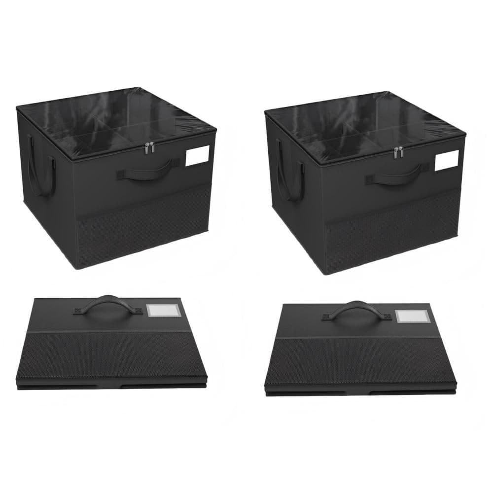 Numhew Black Shoe Storage Organizer, Foldable Adjustable Divider