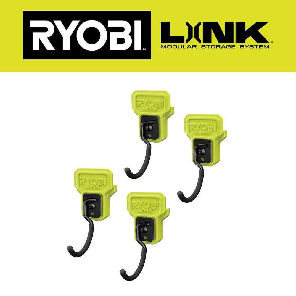 RYOBI LINK Reversible J Hook (4-Pack) STM815-4 - The Home Depot