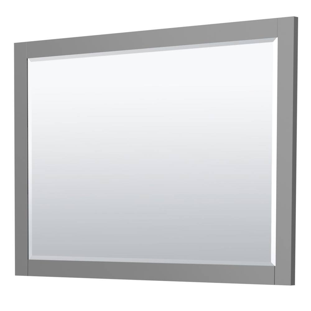 Miranda 54" Contemporary Gray and Black Bathroom Vanity