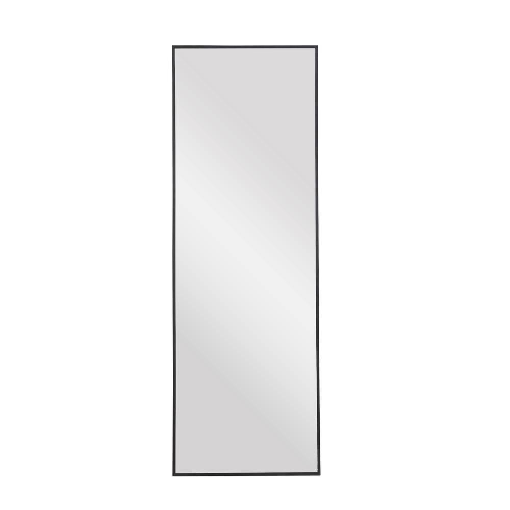 PexFix 16 in. W x 51 in. H Modern Rectangle Aluminum Alloy Framed Black