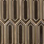 Delphi Hexagon Metallic Copper 9.5 in. x 15.5 in. Glazed Ceramic Mosaic Tile (1.02 sq. ft./Sheet)