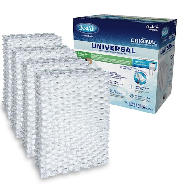 ALL-4 10 in. Humidifier Wick Filter for MoistAir, AirCare, Kenmore