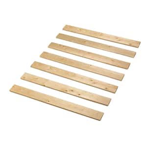 1 in. x 4 in. x 3.25 ft. Pine Twin Bed Slat Board (7-Pack)