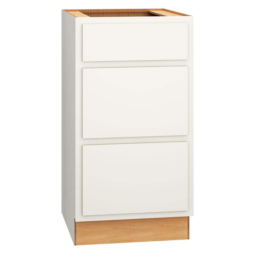 QuickShip Cottage 18 in. W x 21 in. D x 34.5 in. H Assembled Plywood Bath Drawer Base Cabinet in White Partial Overlay price history on PriceWatchPro