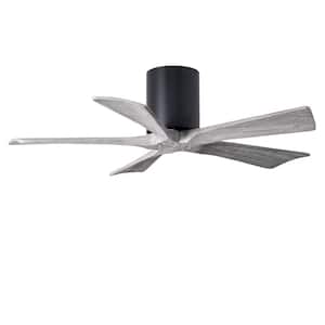 Irene 42 in. Indoor/Outdoor Matte Black Ceiling Fan with Remote Control and Wall Control