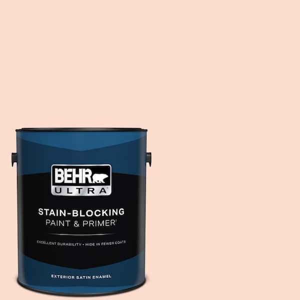 BEHR ULTRA 1 gal. #220C-2 Peachtree Satin Enamel Exterior Paint & Primer