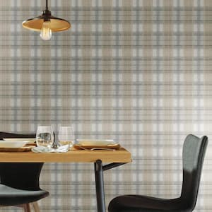 Tweed Plaid Peel and Stick Wallpaper (Covers 28.29 sq. ft.)