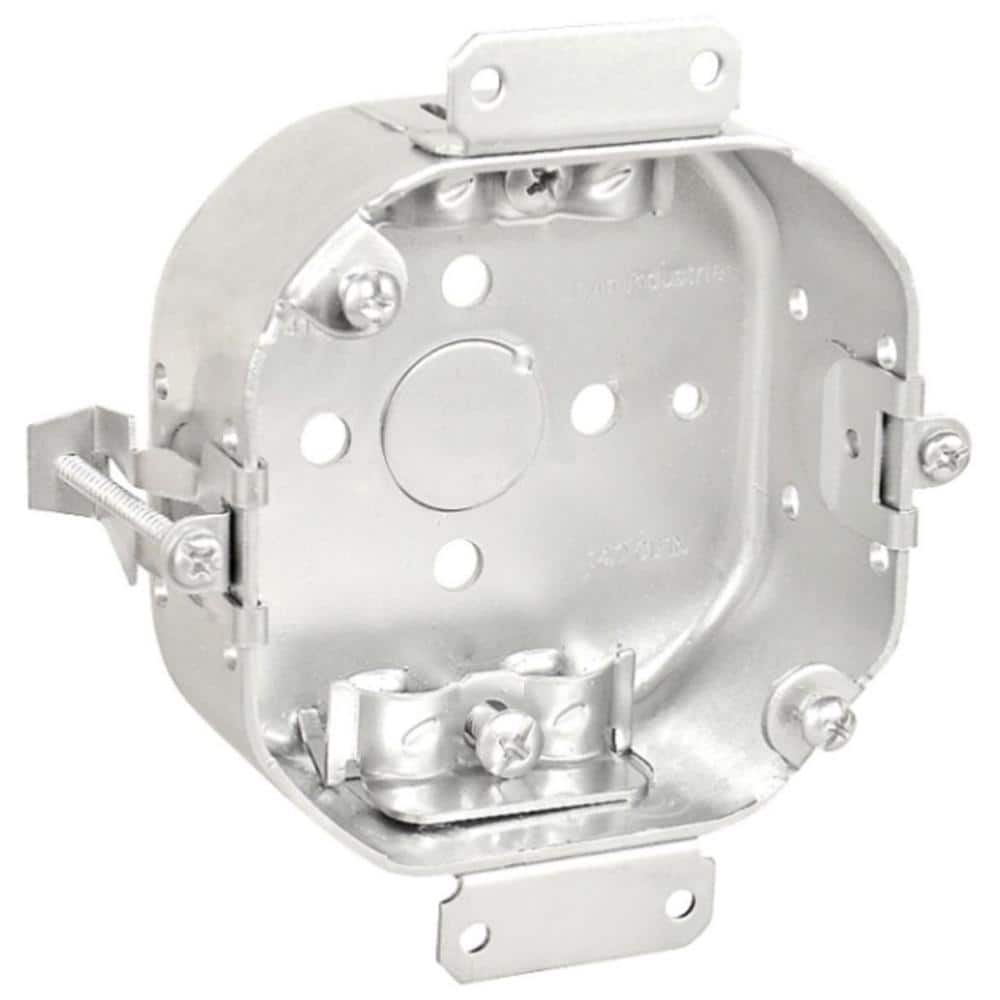 Southwire 4 in. W x 1-1/2 in. D Steel Metallic Octagon Box