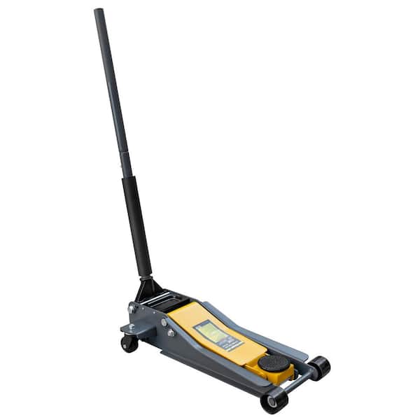 RANGER RFJ-6HD 3-Ton Capacity "Low-Rider" Floor Jack with Quick-Pump Design and Swivel Casters