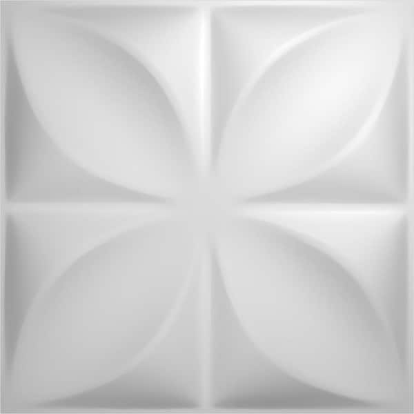 Ekena Millwork 11 7/8"W x 11 7/8"H Helene EnduraWall Decorative 3D Wall Panel Covers 9.79 Sq. Ft. (10-Pack for 9.79 Sq. Ft.)