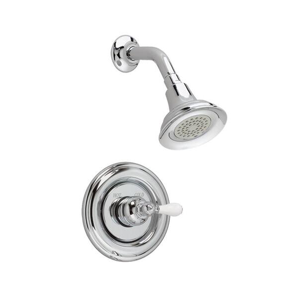 American Standard Hampton Single Porcelain Lever Handle Shower Only Faucet Trim Kit in Chrome (Valve Sold Separately)